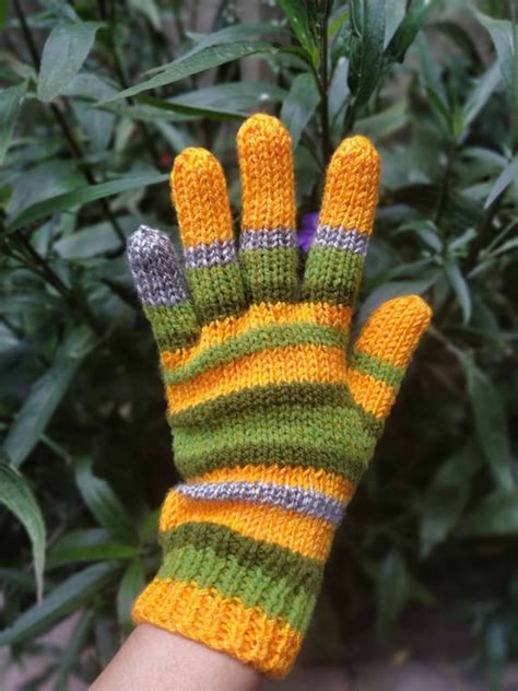 Hand Knitted Coraline Gloves ADULT Size | Etsy