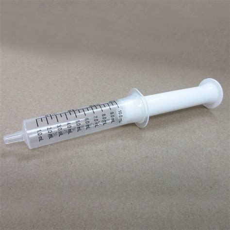 5 Disposable Syringes 10ml Clear Plastic Oral Medicine Injector No Needle Empty | eBay