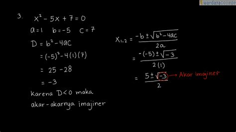 Diskriminan : Pengertian, Rumus, Contoh Soal Dan Pembahasannya ... - SoalB