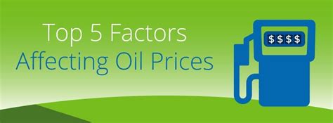 Top 5 Factors Affecting Oil Prices