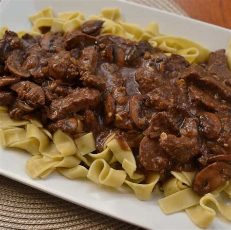 Beef Tips And Noodles With Cream Of Mushroom Soup - Beef Poster