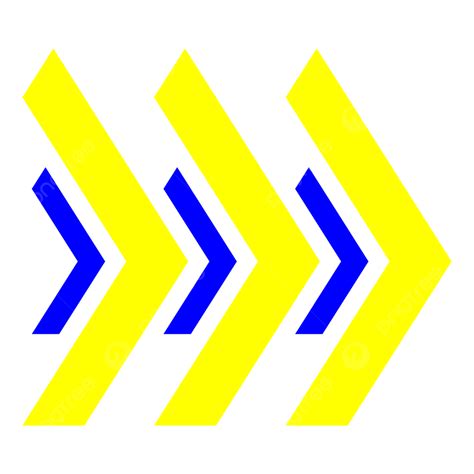 Blue Yellow Right Arrow Vector, Blue And Yellow Arrows, Arrow To Right, Sign Arrow PNG and ...