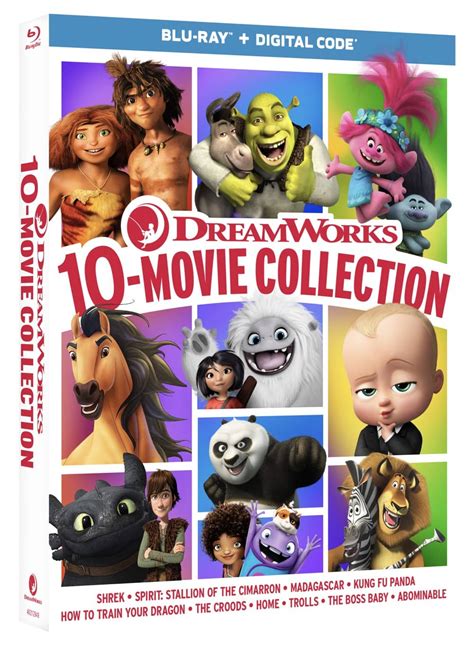 DREAMWORKS 10-Movie Collection Blu-ray Release Details | Seat42F