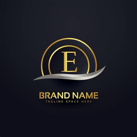 premium letter E logo design golden template - Téléchargez de l'art, des graphiques et des ...