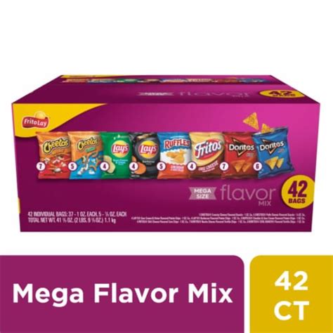 Frito Lay® Mega Size Flavor Mix Chips Variety Pack, 42 ct / 1 oz - QFC