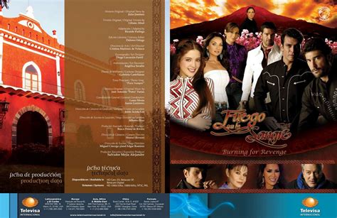 Telenovelas y Revista: Fuego en la sangre Folleto