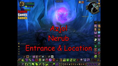 Azjol Nerub Entrance & Location World of Warcraft Wrath of the Lich King - YouTube