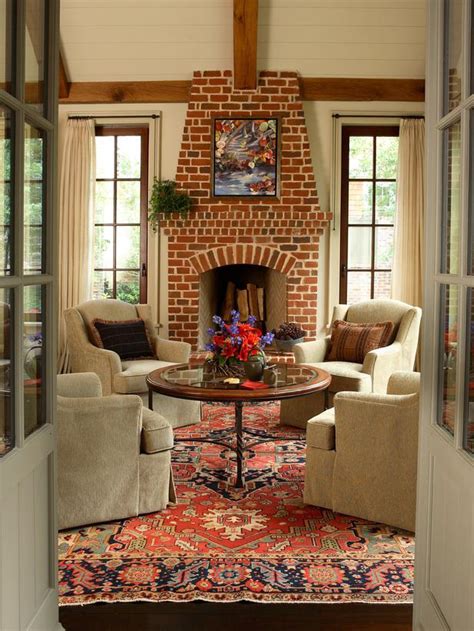 1 Tips For Red Brick Fireplace Living Room Decorating | Tips Ideas