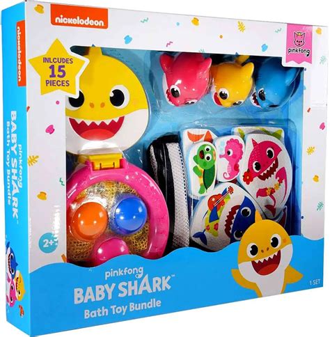 Baby Shark Baby Mommy Shark Exclusive Bath Toy Bundle Set WowWee - ToyWiz