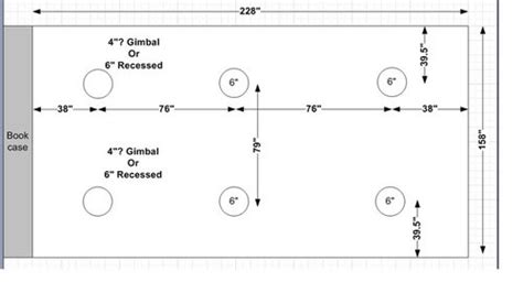 Concept Light Spacing Layout, House Plan Layout