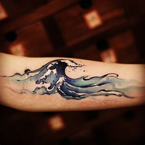 22+ Ocean Heart Tattoo is Very Liked by Everyone | Ocean tattoos, Wave tattoo design, Foot tattoos