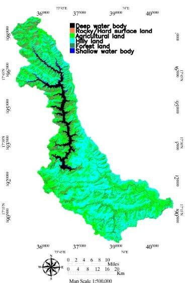 a LULC of Koyna river basin in year 1999 b LULC of Koyna river basin in... | Download Scientific ...