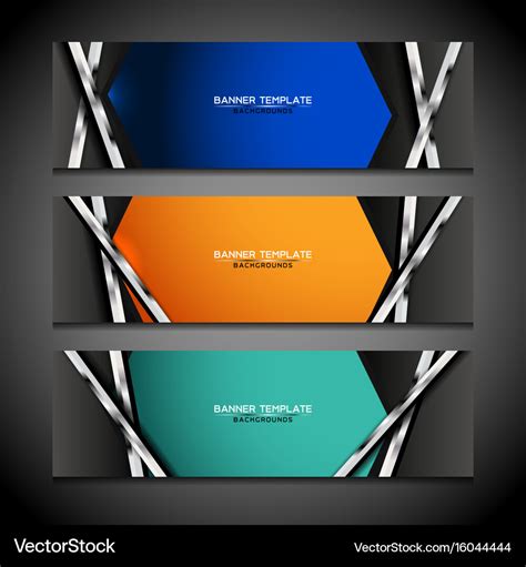 Banner background modern design Royalty Free Vector Image