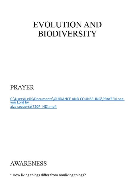 Understanding Biodiversity and its Importance Through Analysis of Key Concepts | PDF ...