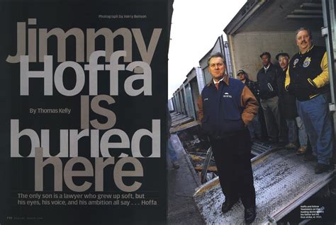 Jimmy Hoffa Is Buried Here | Esquire | MARCH 1998