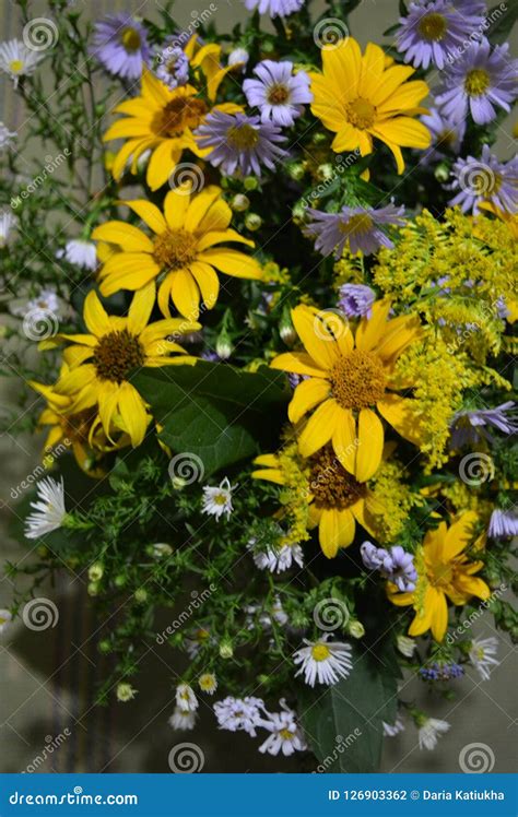 Flower Bouquet of Beautiful Wild Ukrainian Wildflowers Made with a Soul ...