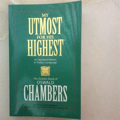 Oswald Chambers - My Utmost For His Highest, Hobbies & Toys, Books & Magazines, Fiction & Non ...