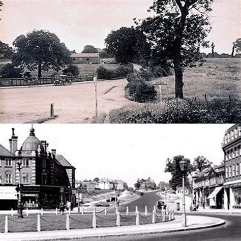 NW London TimeMachine on Twitter: "Hendon Central in 1923, and 1928 ...