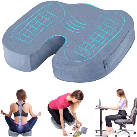 Buy Memory Foam Seat Cushion for Office Chair, Ergonomic Chair Cushion ...