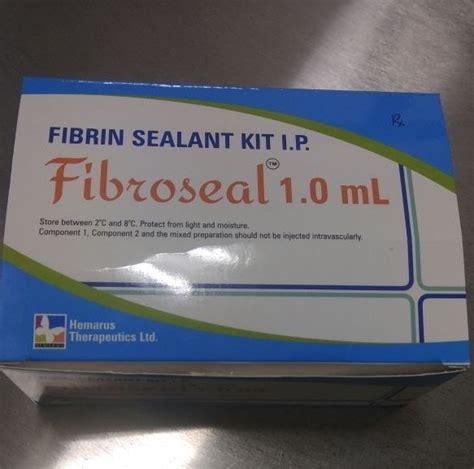 Fibroseal 1.0ml (Fibrin Sealant Kit) at Rs 6000/kit | Fibrin Glue | ID: 23207638348