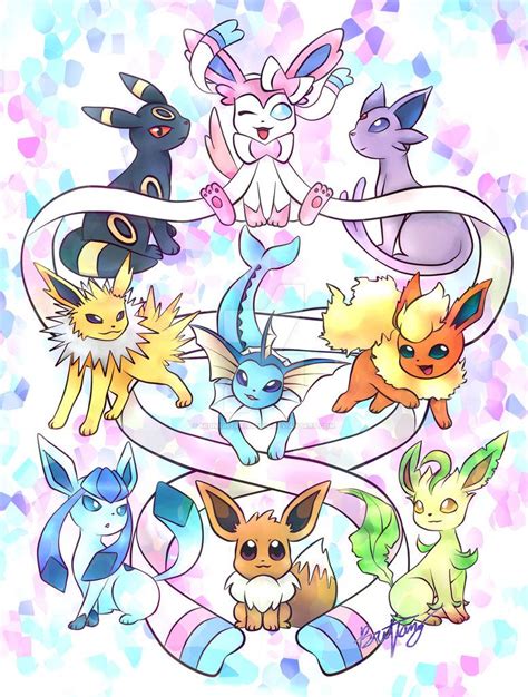 Pokemon Eevee Evolution Drawing - Pokemon Drawing Easy