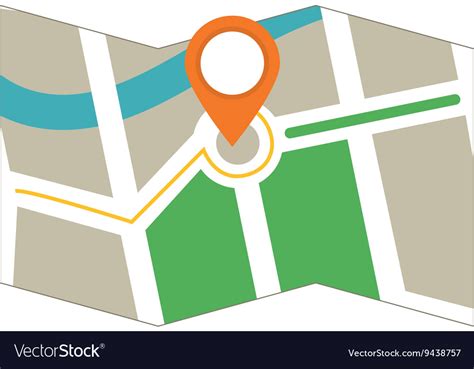 GPS icon Map design graphic Royalty Free Vector Image