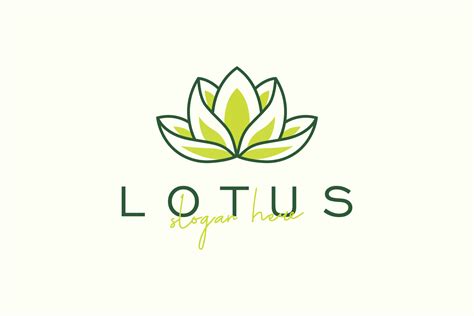 Elegant Minimalist Lotus Logo Vector Graphic by byemalkan · Creative Fabrica