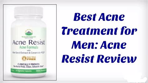 Best Acne Treatment for Men: Acne Resist Review - YouTube