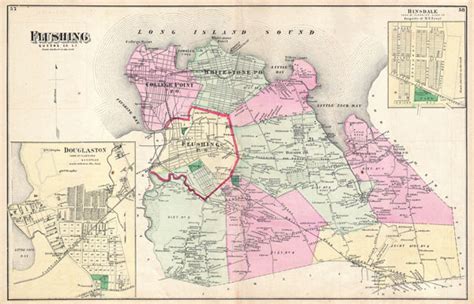 Flushing, Queens Co. L.I.: Geographicus Rare Antique Maps