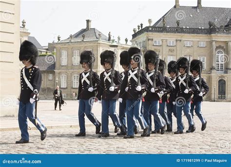 Danish Royal Life Guards editorial stock image. Image of ceremonial ...