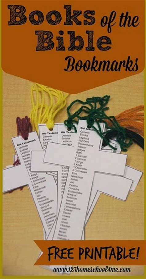 FREE Printable Books of the Bible Bookmark Templates | Bible school crafts, Bible crafts for ...