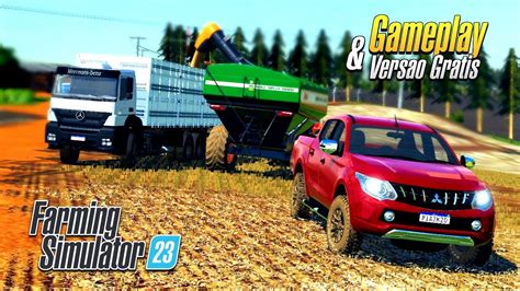 SAIU! VERSÃO GRÁTIS e GAMEPLAY! Farming Simulator 23 - Android e iOS! - YouTube