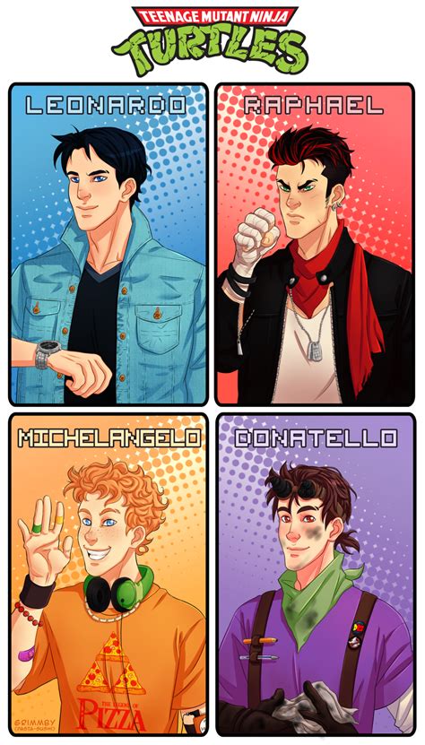 Humanized TMNT by Grimmby on deviantART | Tmnt, Teenage mutant ninja turtles art, Tmnt turtles