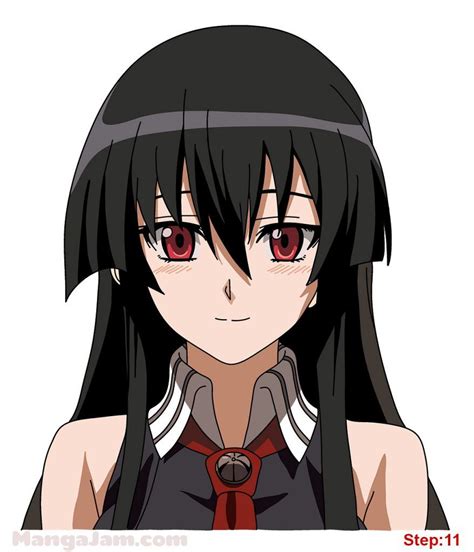 How to Draw Akame from Akame Ga Kill - MANGAJAM.com | Akame ga, Anime ...