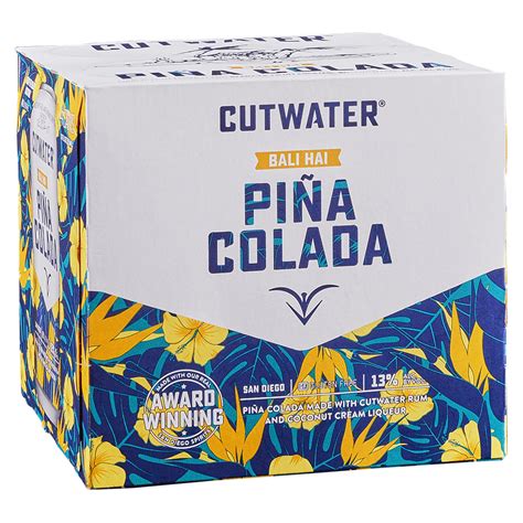 Cutwater Pina Colada 4pk 12 oz Cans - Applejack