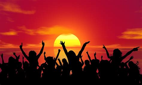 Download Celebration, Party, Sunset. Royalty-Free Stock Illustration ...