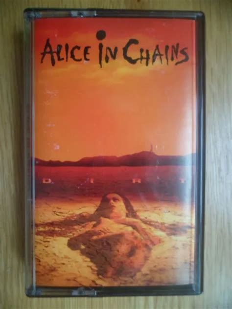 VINTAGE ALICE In Chains Cassette Tape Album ~ Dirt ~ Sony 1992 Grunge ...