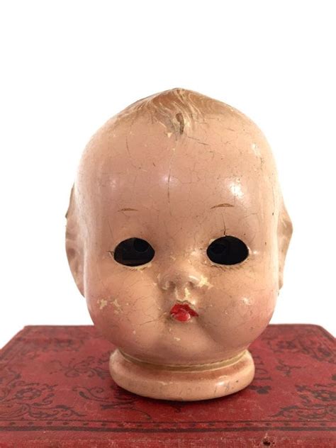 Vintage creepy doll head | Etsy | Doll head, Creepy dolls, Halloween doll