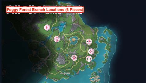 Genshin | Foggy Forest Branch Locations & How To Get - GameWith