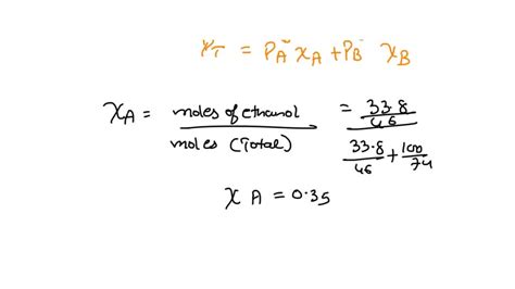 SOLVED: The vapor pressure of ethanol is 54.68 mm Hg at 25°C. A ...