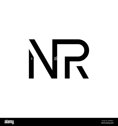 Initial Letter NR Logo Design Vector Template. Creative Abstract NR ...