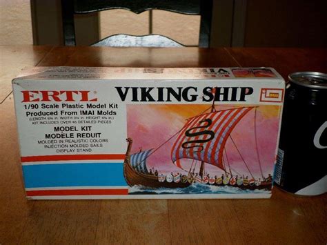 VIKING SHIP, Plastic Model Ship Kit, Scale 1/90, VINTAGE # 1970's yrs ...