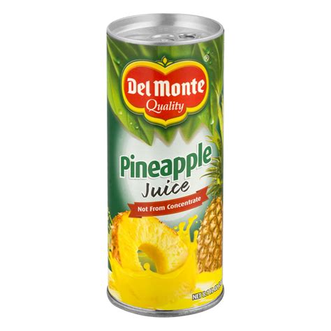 Del Monte 100% Juice, Pineapple, 8.1 Fl Oz, 1 Count - Walmart.com