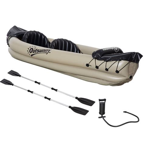 Gibbzy Mart - Portable Inflatable 2 Person Kayak for Adults Fishing w ...