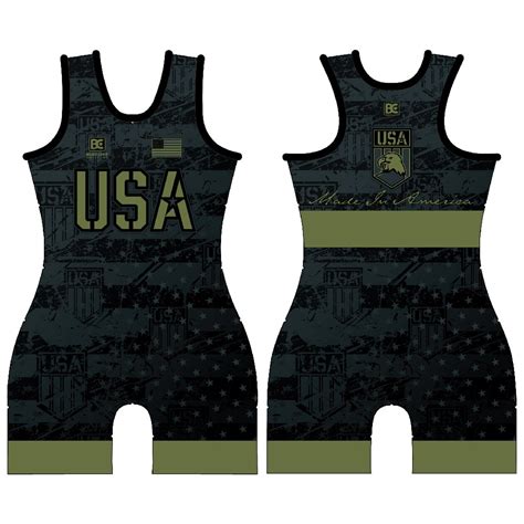 Nike USA Wrestling Red Singlet - Blue Chip Wrestling