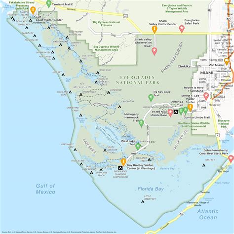 Everglades National Park Map - GIS Geography