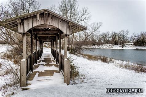 Walking Bridge - Sedgwick County Park - Wichita, Kansas - Joe Montiel | County park, Winter ...