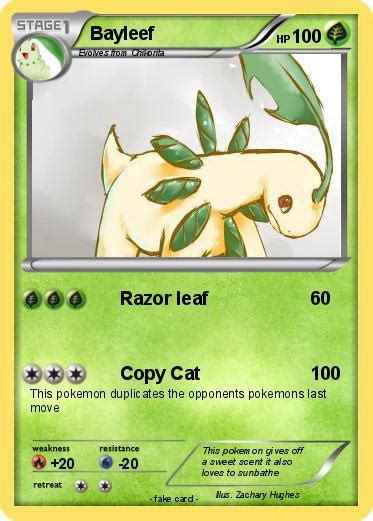 Pokémon Bayleef 101 101 - Razor leaf - My Pokemon Card