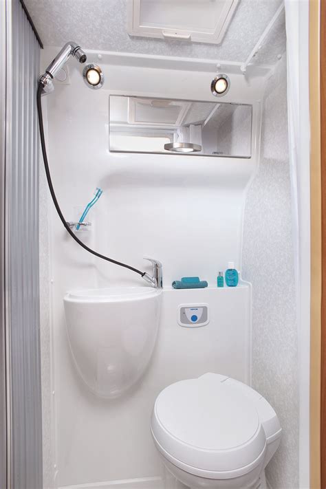 Motorhome shower and toilet - Autocruise - Perfect for Glamping! | Truck camper, Camper bathroom ...