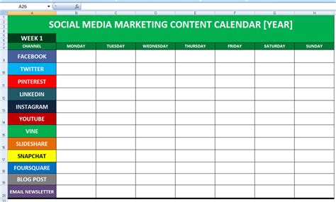 social media report template - Buscar con Google | Social media calendar template, Content ...